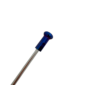 Rezzy Racing 8 Gauge Blue Burnt Aluminum Spoke Nipples