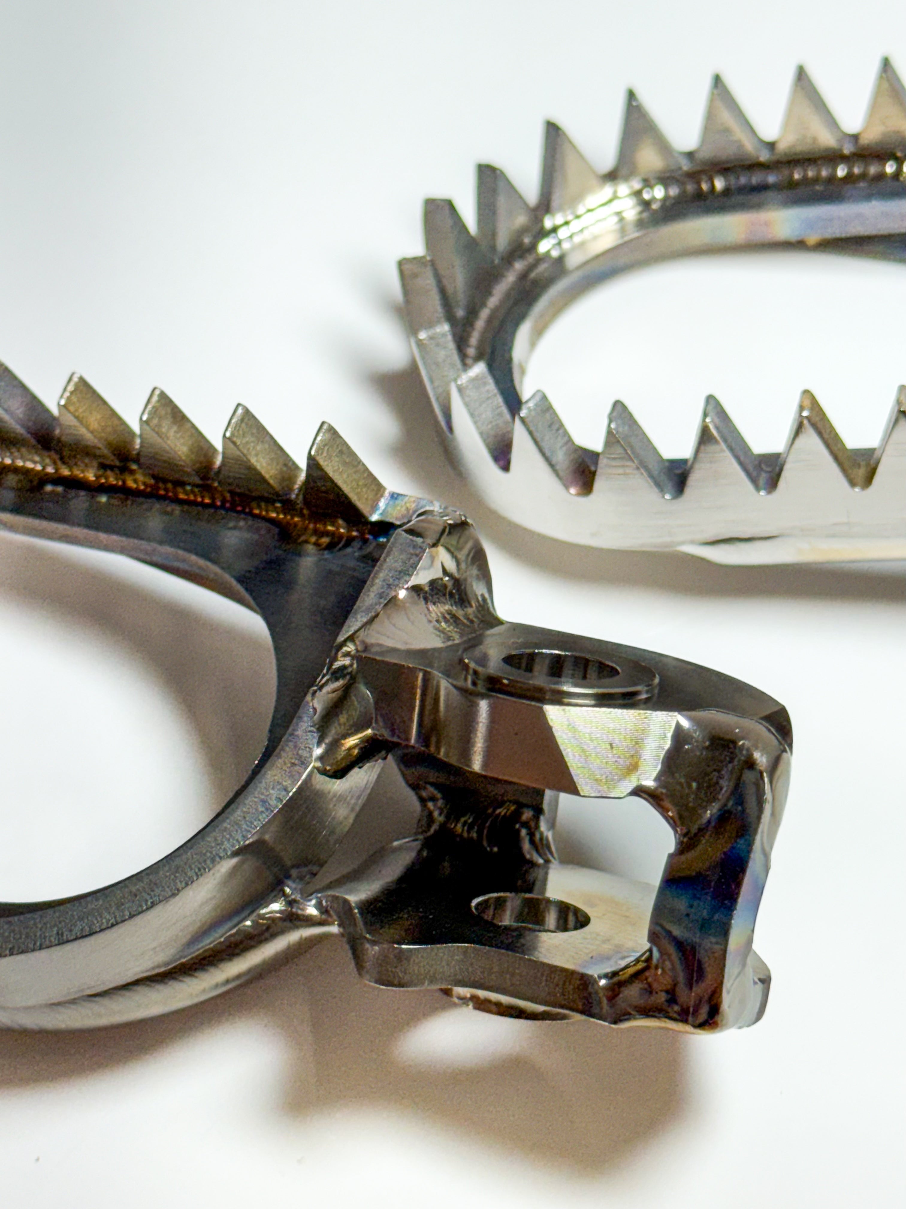 Titanium Dirt Bike Foot Pegs- Honda Pro