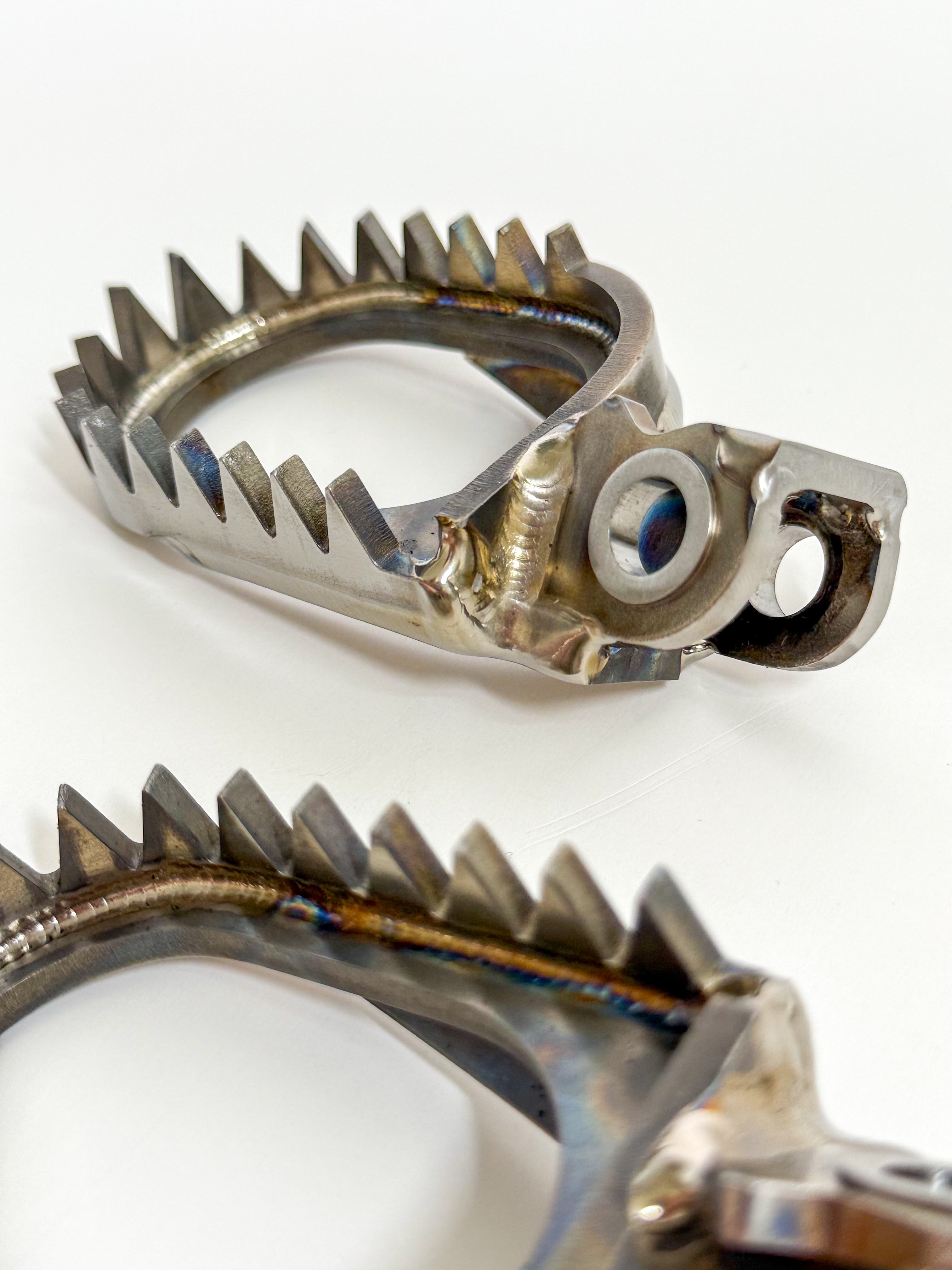 Titantium Dirt Bike Foot Pegs- KTM-HUSQVARNA-GASGAS 65cc