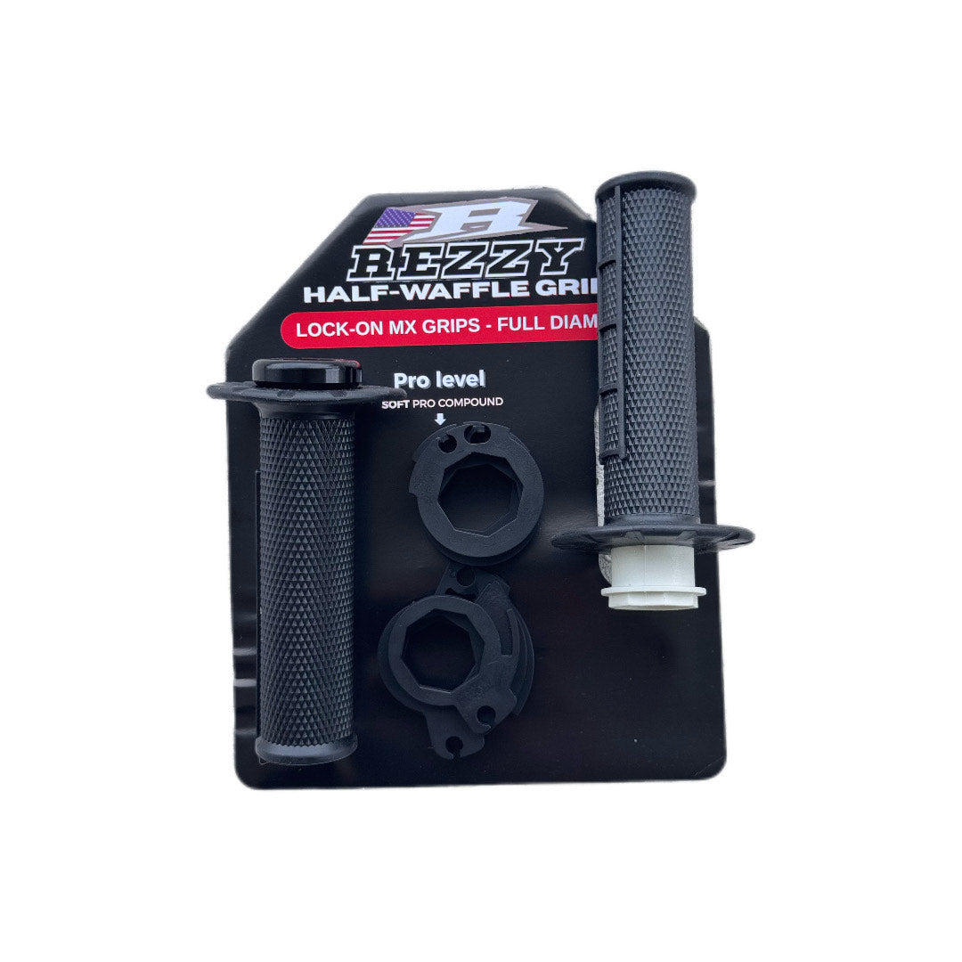 Rezzy  Half Waffle Grips Lock-On