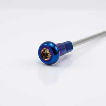 Blue Burnt 8 Gauge Spoke Nipples