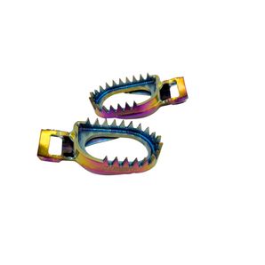 Rezzy Racing 65cc Foot Pegs Jet color