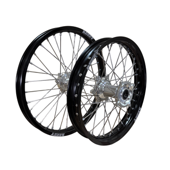 Rezzy Racing CRF Black Silver Wheel Set