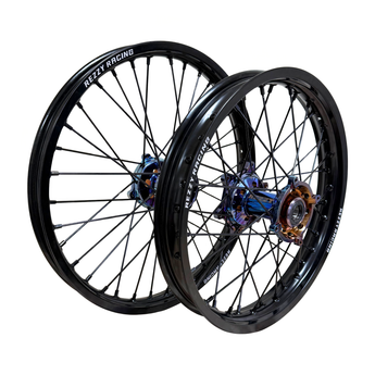 Rezzy Racing KX Wheel Set Black Blue Burnt