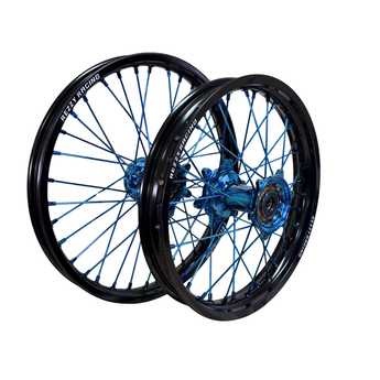 Rezzy Yamaha Black/Blue Burnt Wheel Set