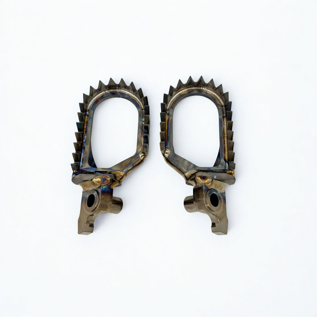 Titanium Dirt Bike Foot Pegs Yamaha Pro