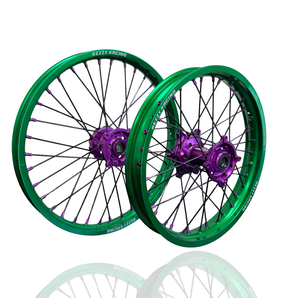 Kawasaki KX Green/Purple Wheel Set 2019-2026