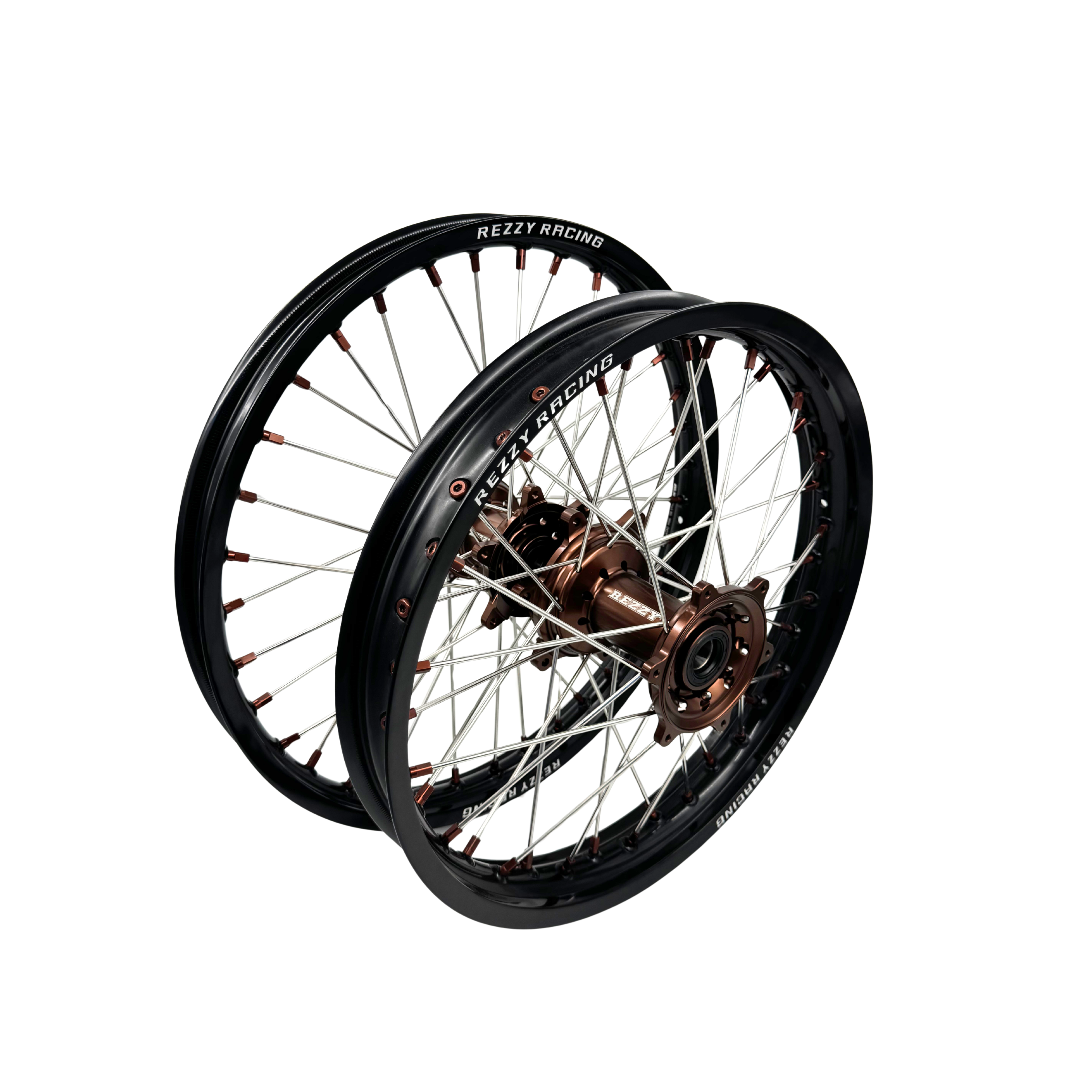 Rezzy Racing Brown Black Wheel Set Yamaha & Kawasaki Models