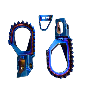KTM Titanium Candy Offset Foot Pegs W/ Break Tip