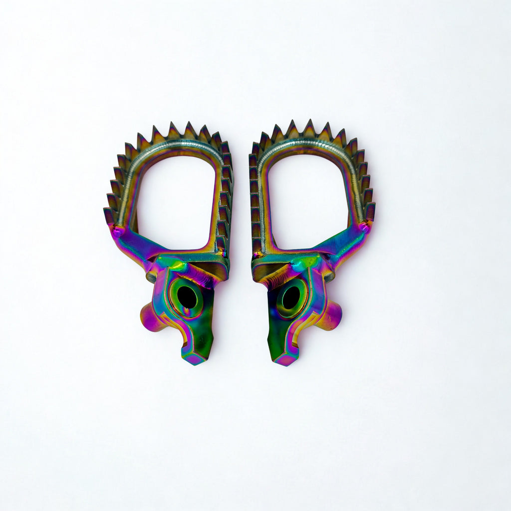 Titanium Dirt Bike Foot Pegs Yamaha Pro