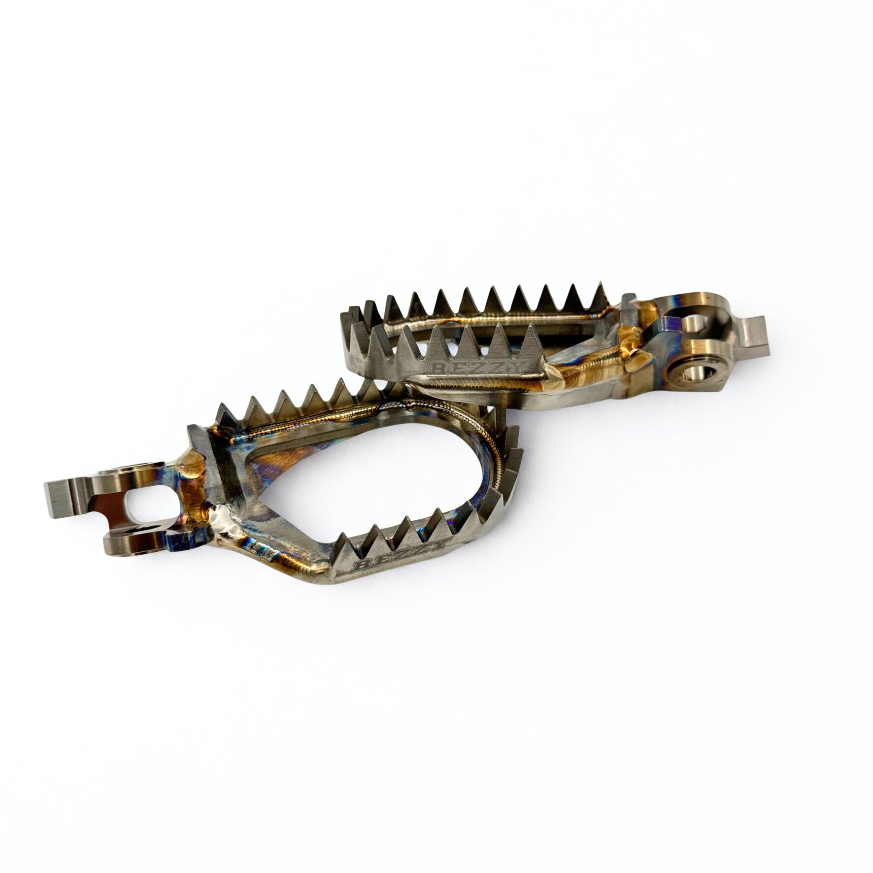 Rezzy Titanium Dirt Bike Foot Pegs Honda Pro