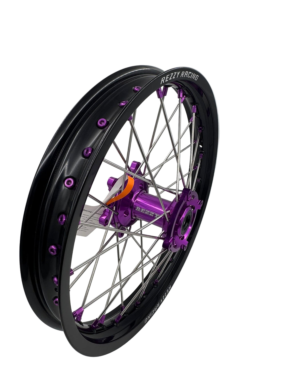 Rezzy Racing Yamaha and Kawasaki Wheel Set – Purple Hubs and Nipples 19x2.15 - 21x1.6