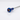 Blue Burnt 8 Gauge Spoke Nipples