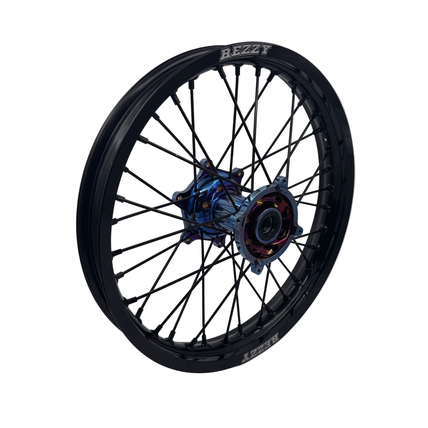 Rezzy Racing Wheels Black & Blue