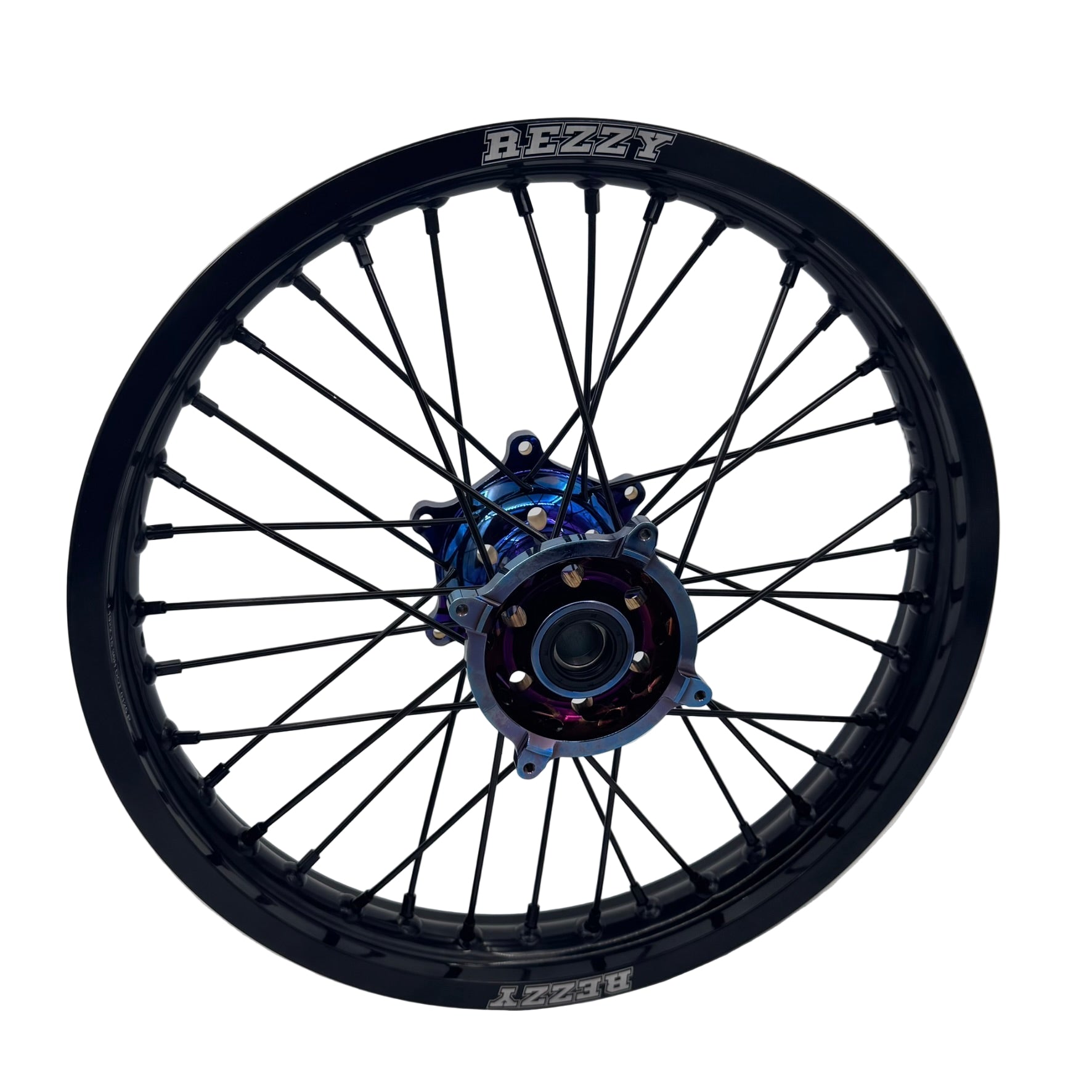 Rezzy Wheels Balack blue