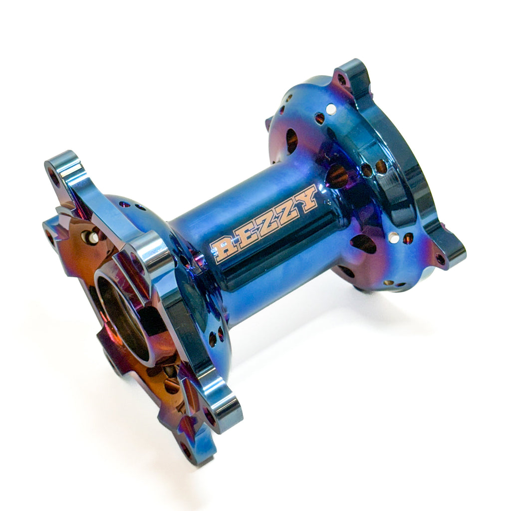 Rezzy Yahama Blue Burnt Front Hub