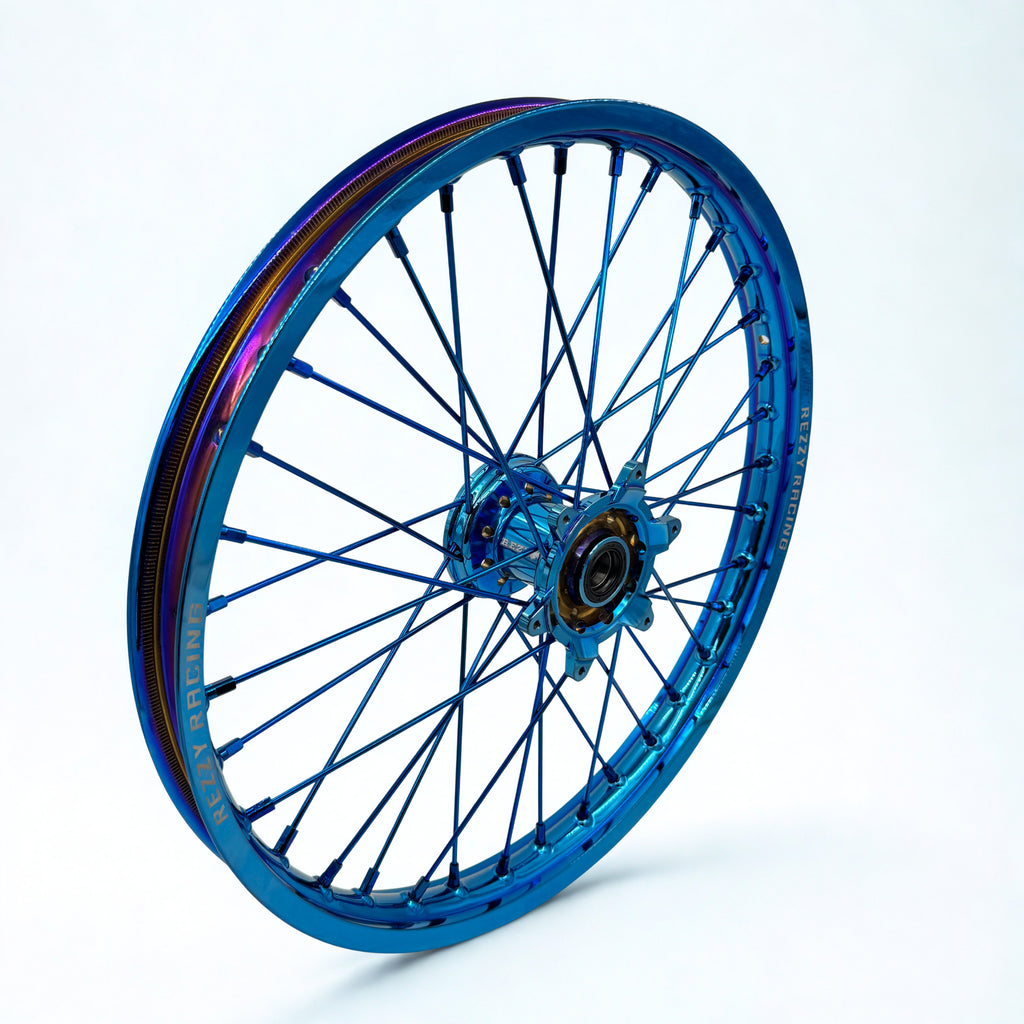 Rezzy Racing Yamaha All Blue Wheel Set   19x2.15 - 21x1.6