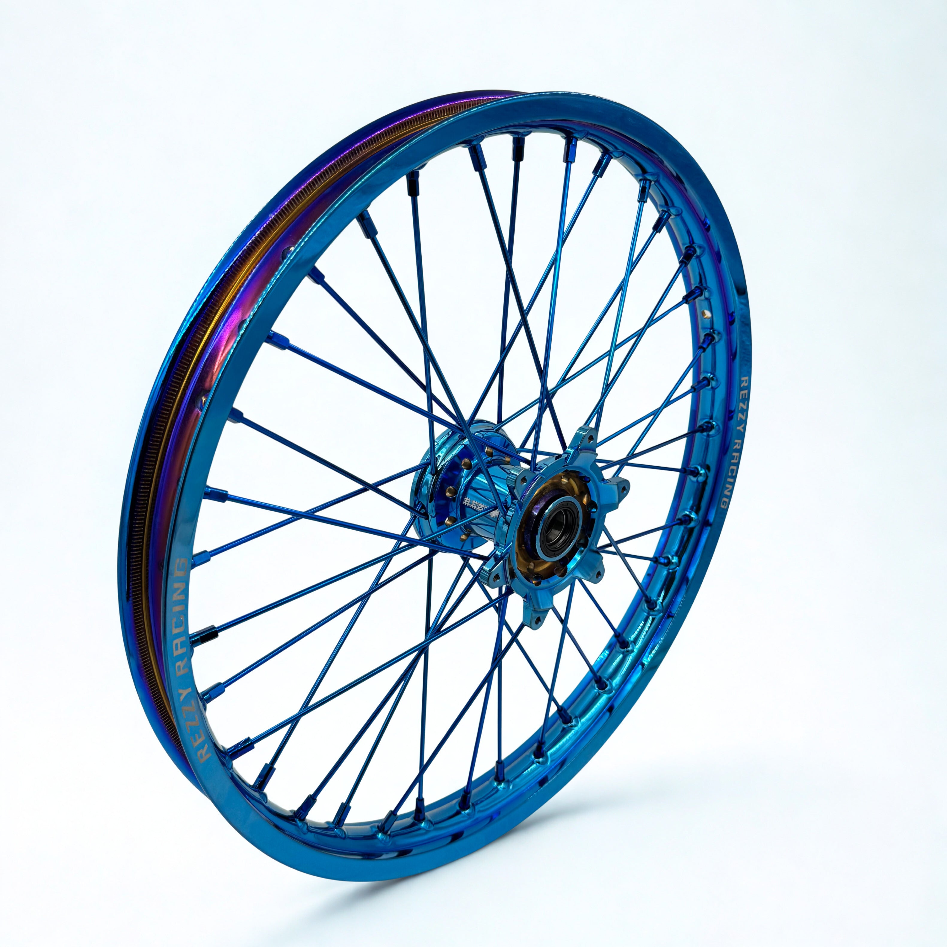 Rezzy Racing Yamaha All Blue Wheel Set   19x2.15 - 21x1.6