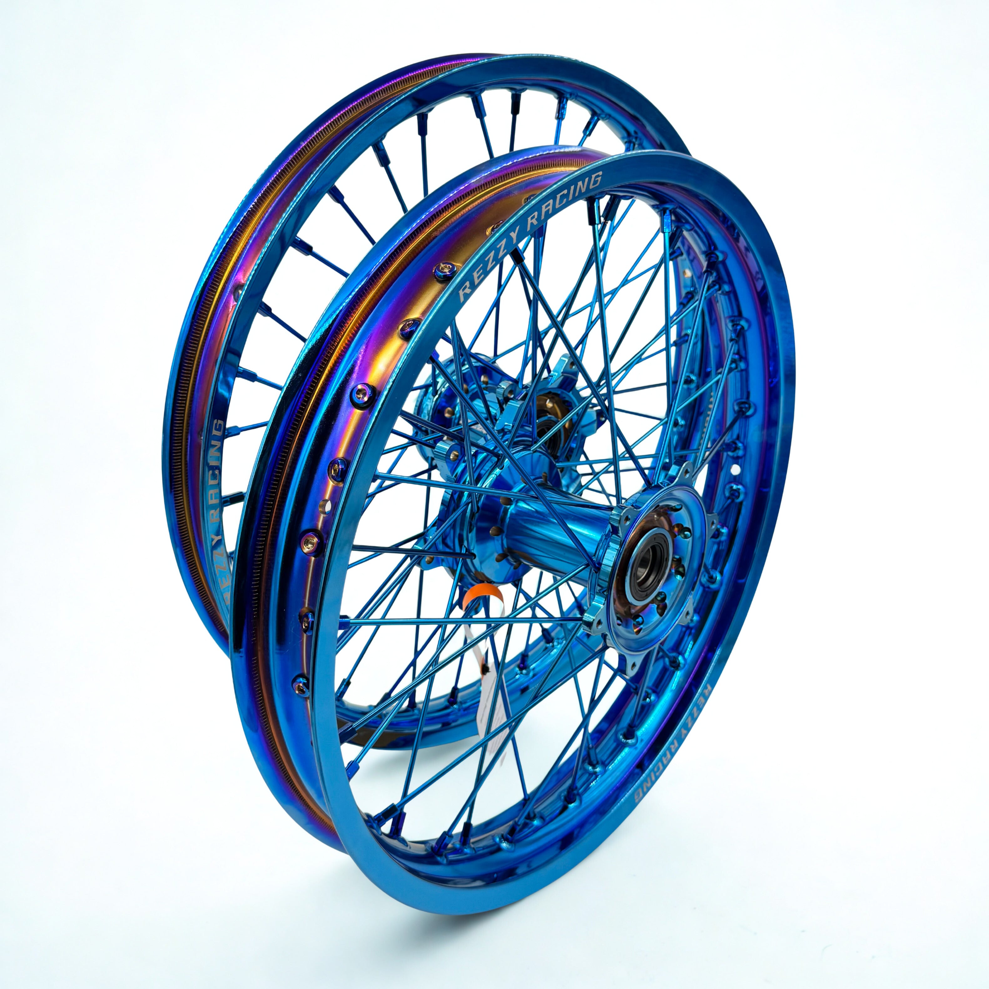 Rezzy Racing Yamaha All Blue Wheel Set   19x2.15 - 21x1.6