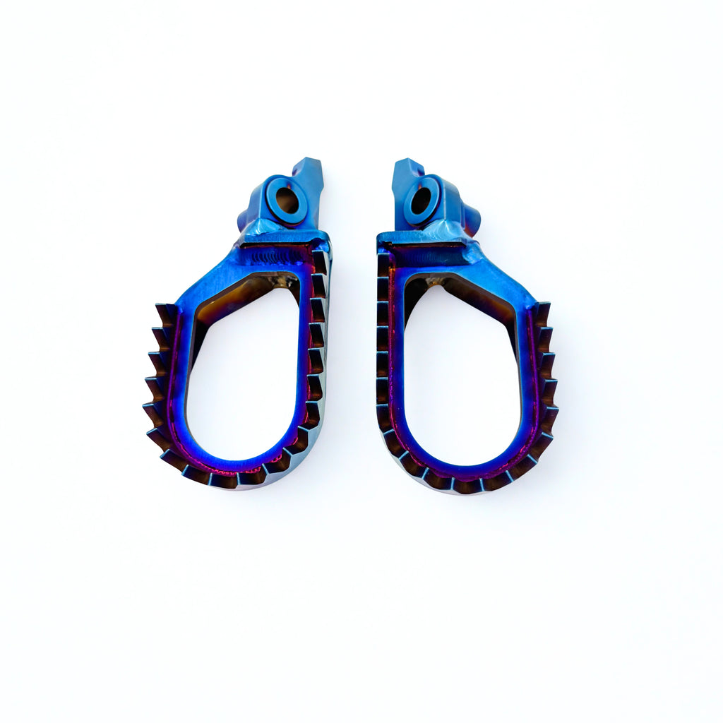 Titanium Dirt Bike Foot Pegs Yamaha Pro